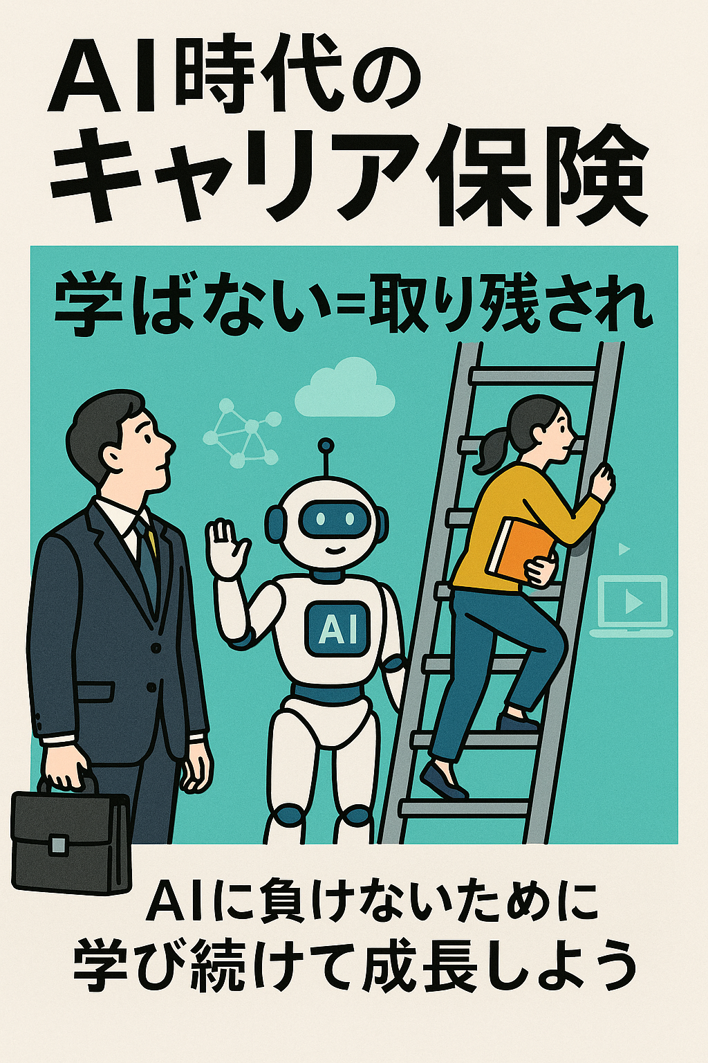 💼AI時代のキャリア保険：「学ばない＝取り残される」