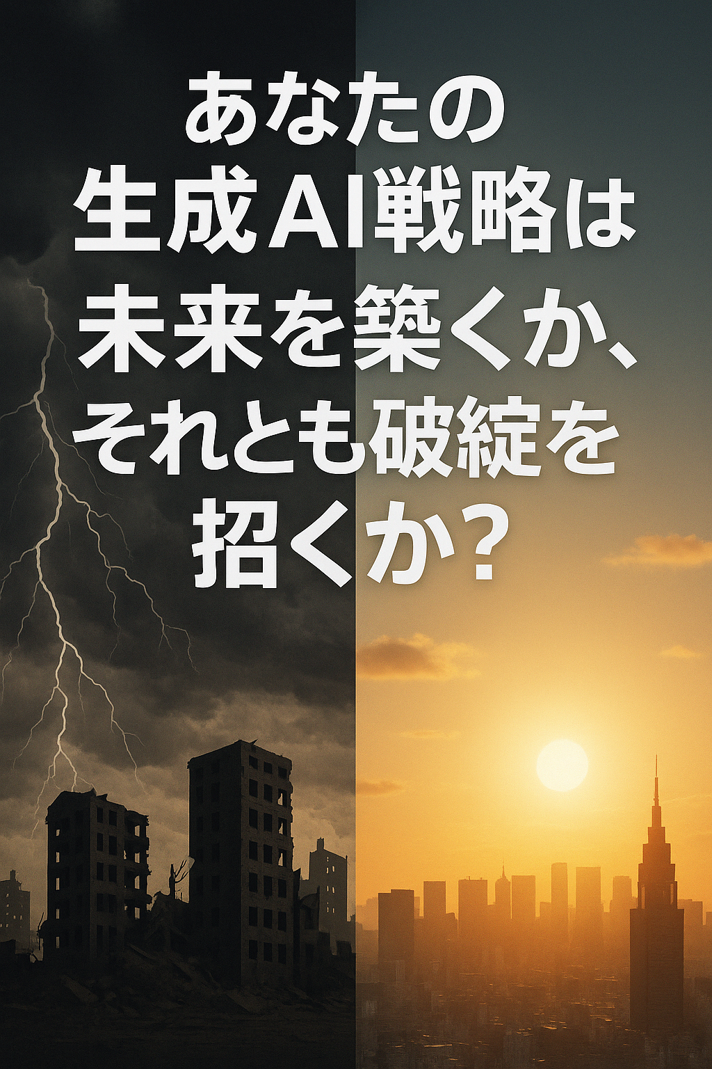 あなたの生成AI戦略は未来を築くか、それとも破綻を招くか？