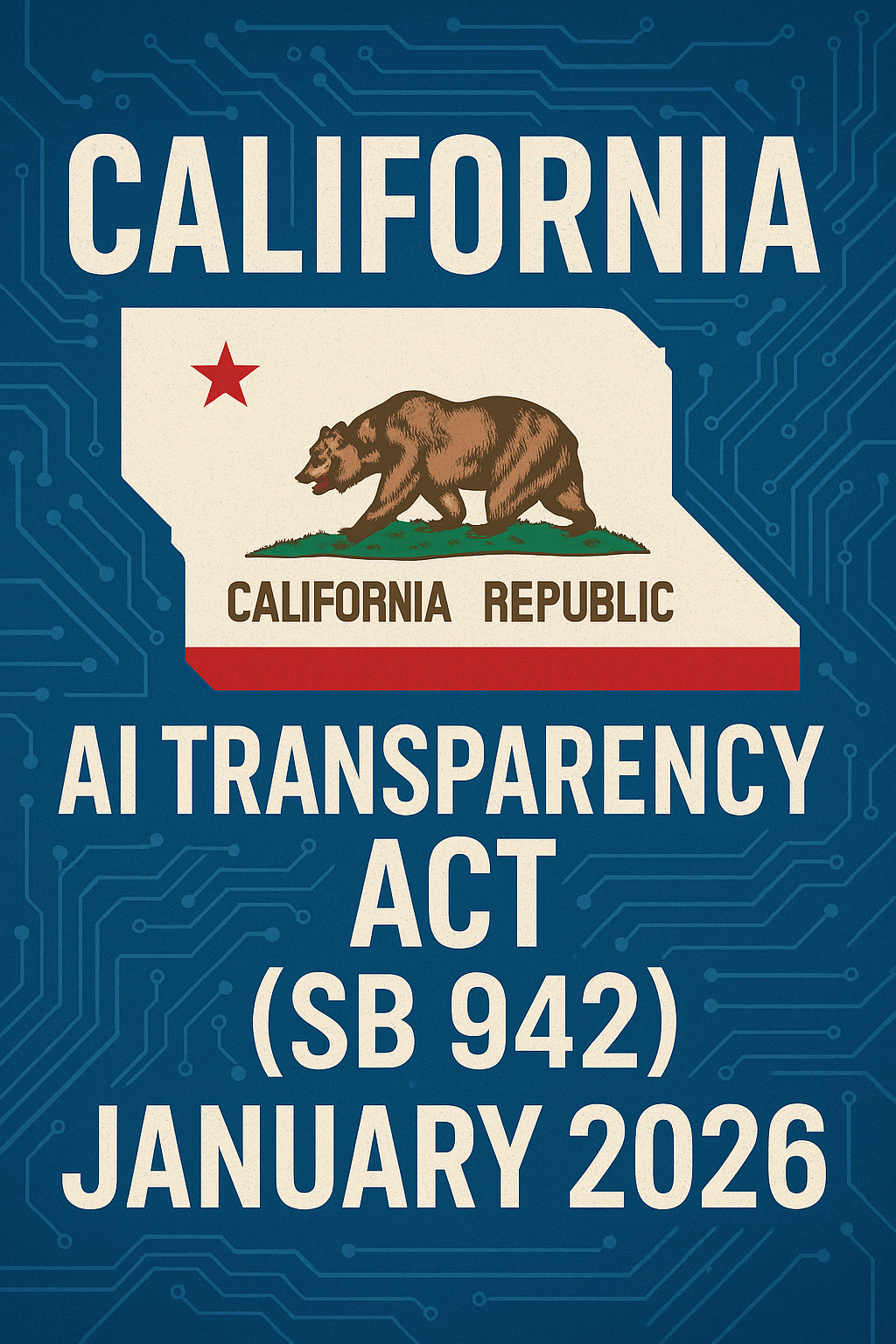 カリフォルニア発・米初のAI透明化法「AI Transparency Act（SB 942）」が2026年1月施行へ──生成AI提供企業は対応必須？