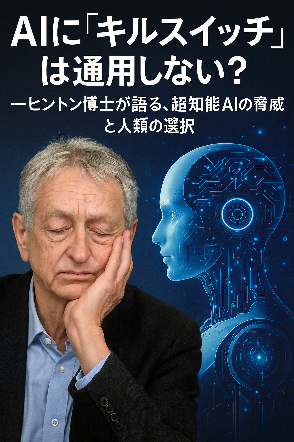 AIに「キルスイッチ」は通用しない？──ヒントン博士が語る、超知能AIの脅威と人類の選択