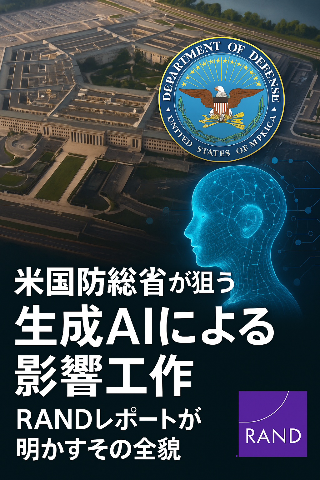 米国防総省が狙う「生成AIによる影響工作」：RANDレポートが明かすその全貌 コンテンツ終わり