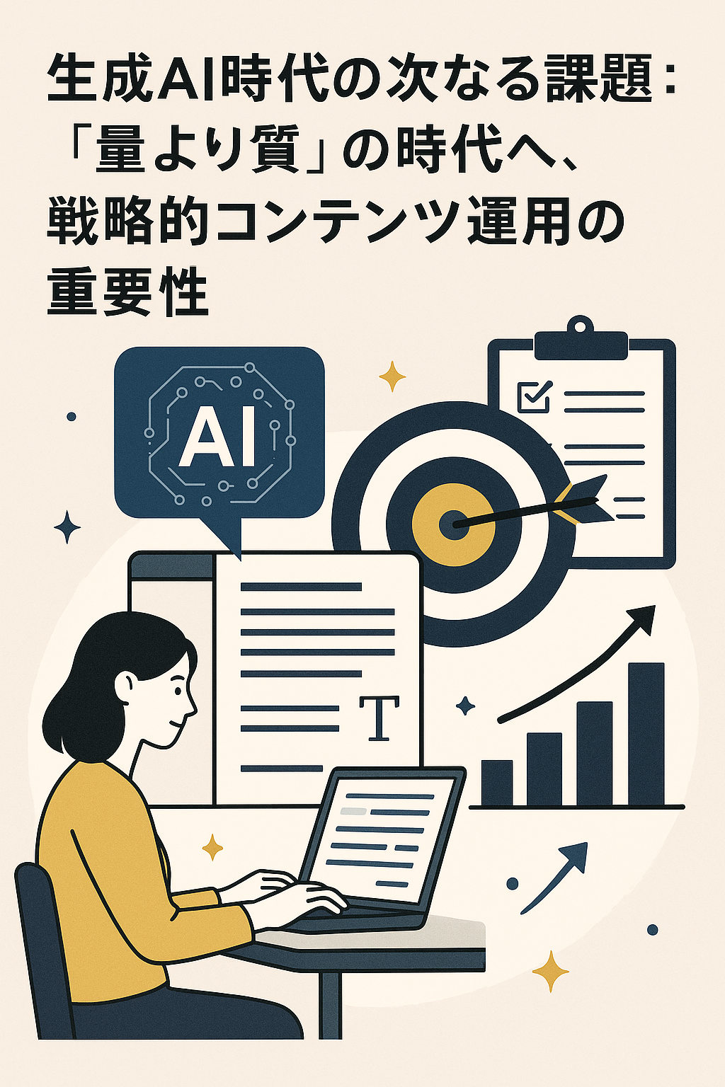 🔍 生成AI時代の次なる課題：「量より質」の時代へ、戦略的コンテンツ運用の重要性