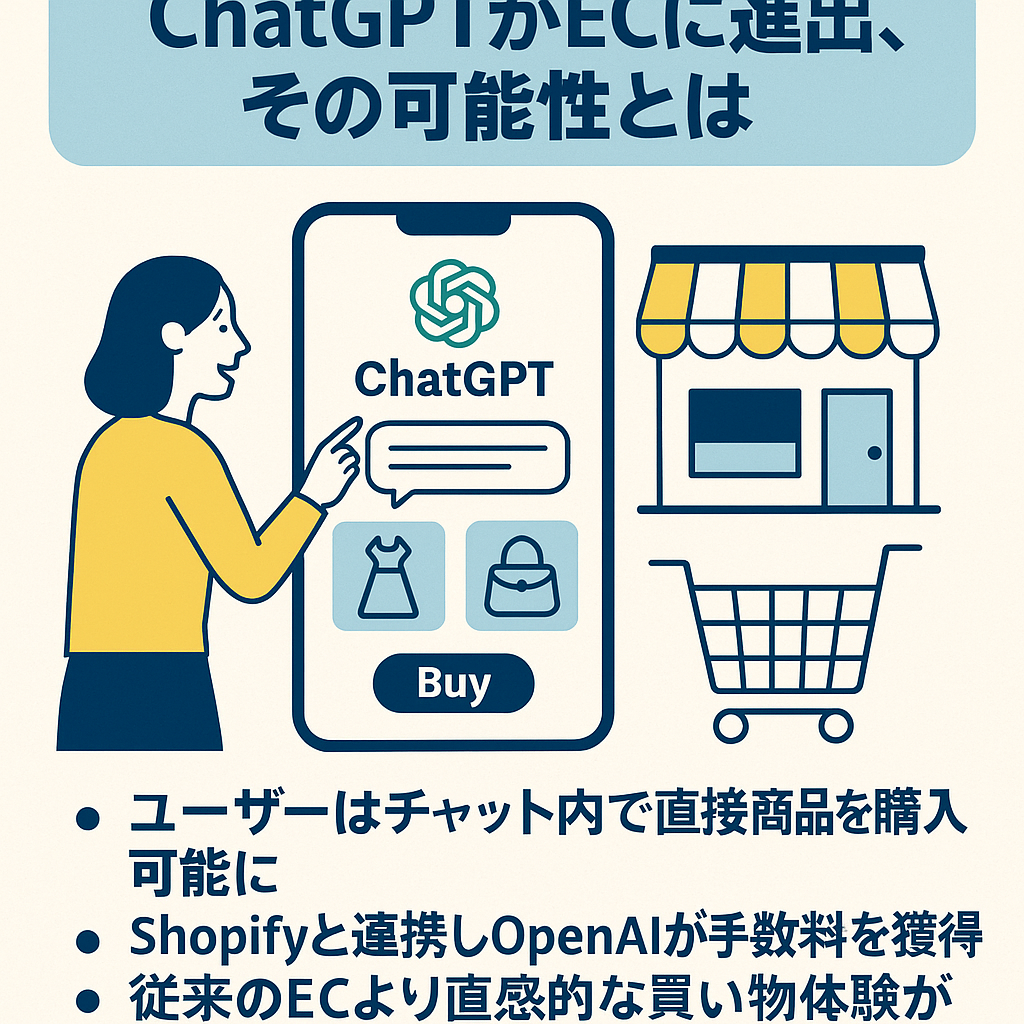 OpenAIが次に狙うのはEコマース革命？ChatGPTがECに進出、その可能性とは