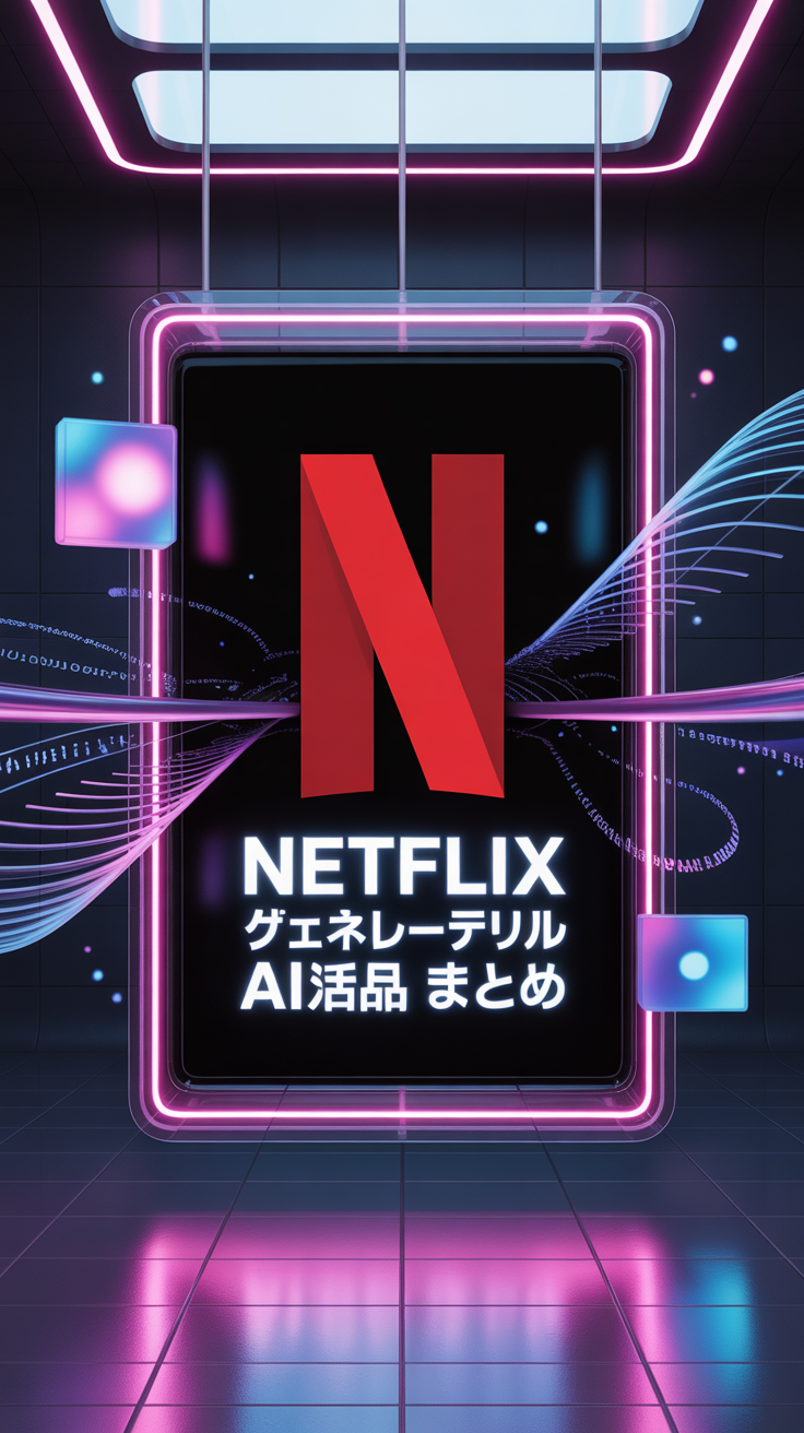 Netflix初の「ジェネレーティブAI活用」オリジナル作品 まとめ