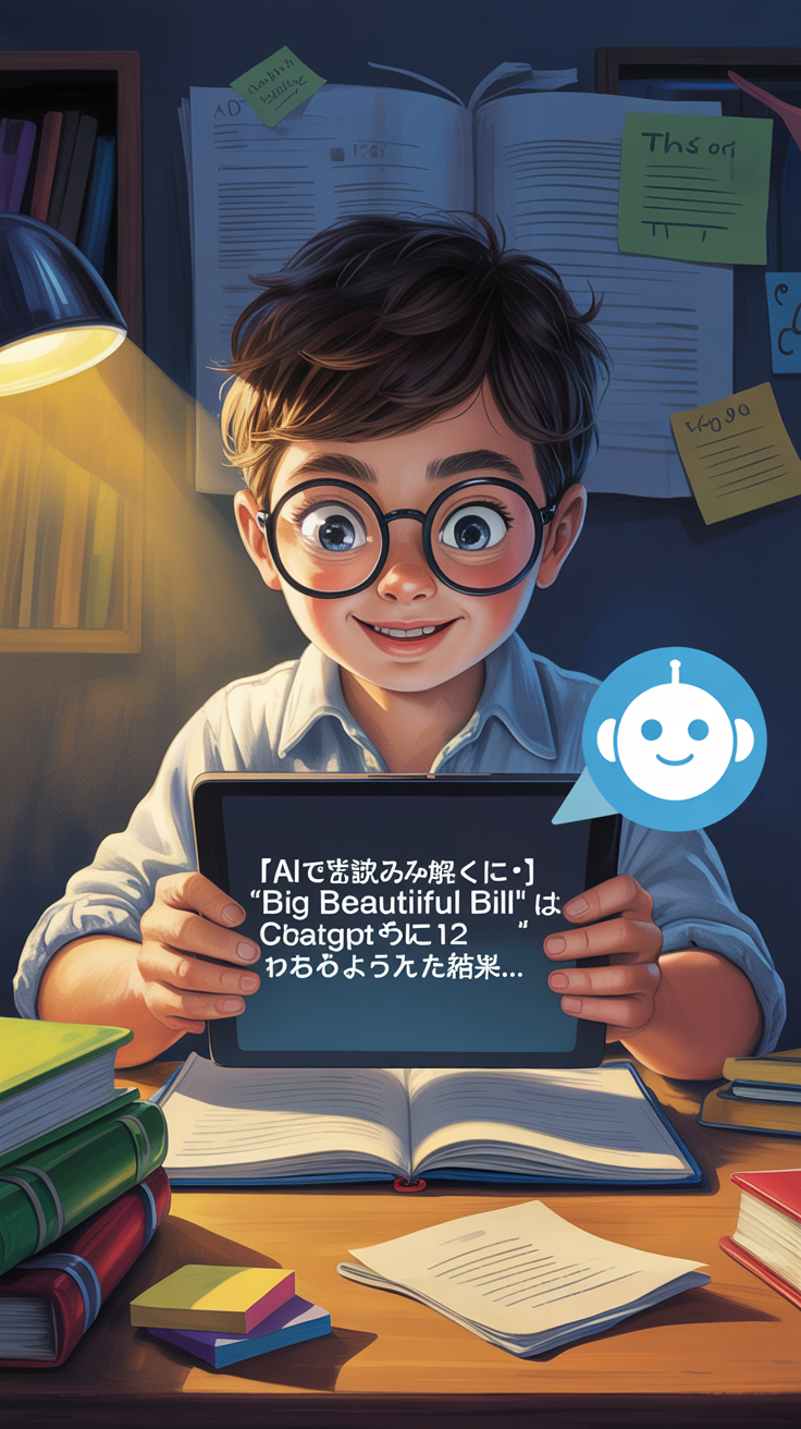 【AIで読み解く】トランプの“Big Beautiful Bill”とは？ChatGPTに「12歳にもわかるように」解説させた結果… コンテンツ開始