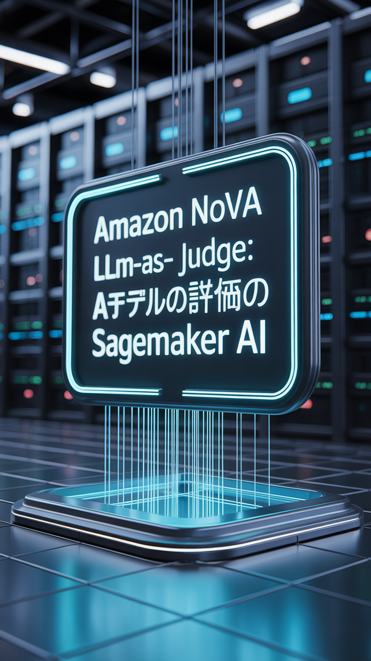 【要約】Amazon Nova LLM-as-a-Judge：生成AIモデル評価の新基準をSageMaker AIで実現