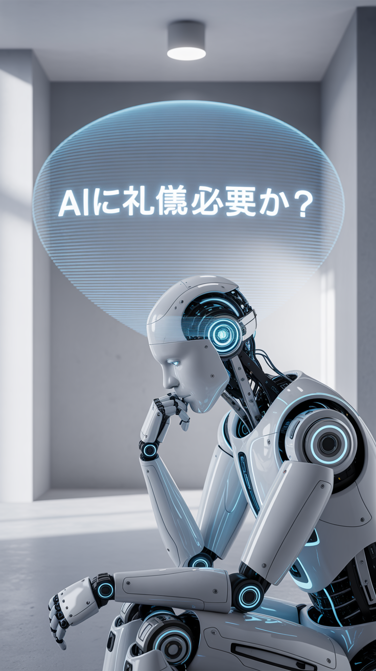 AIに礼儀は必要か？—ChatGPTへの話し方が私たち自身を形作る理由