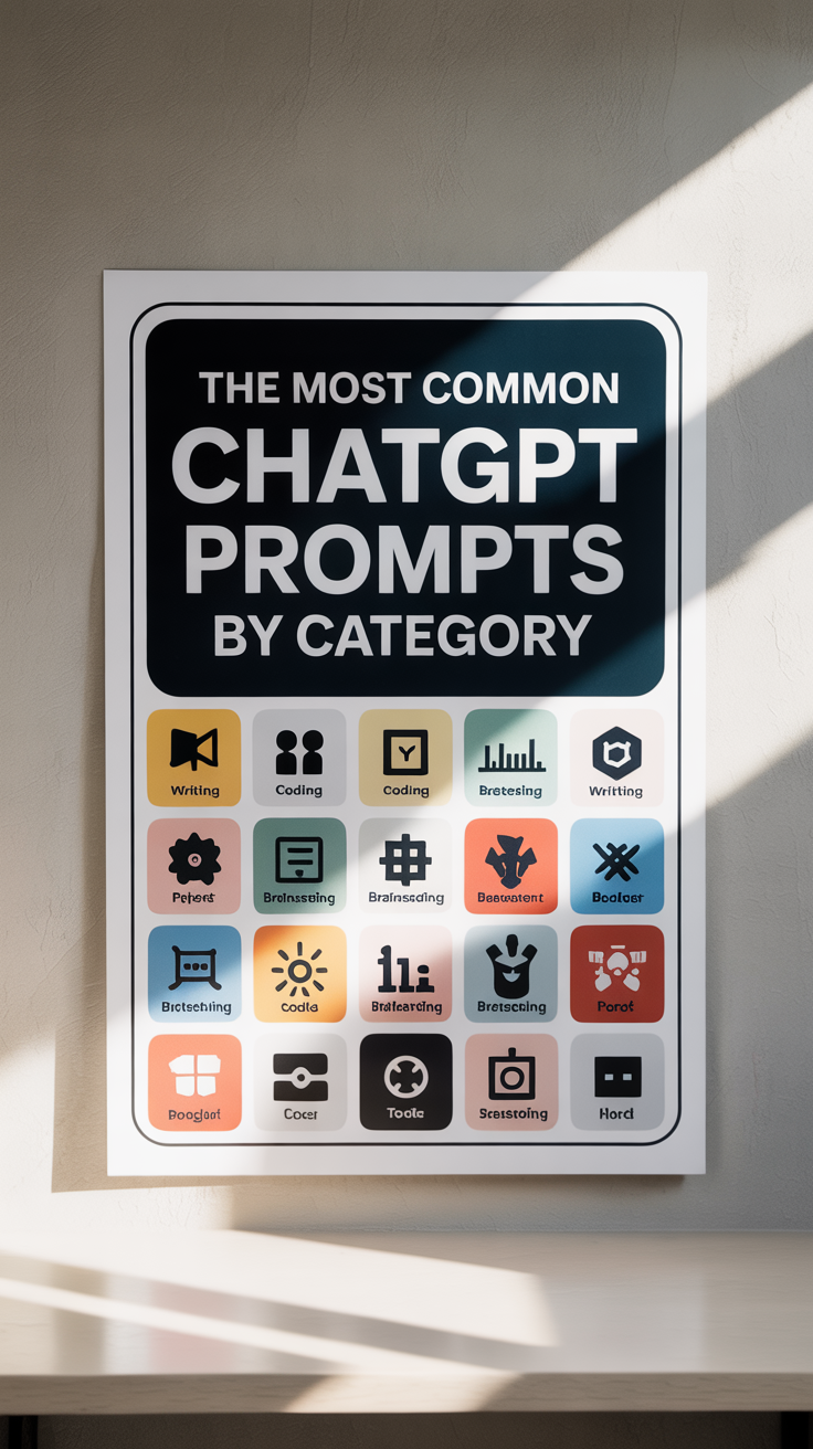 ChatGPTで最も多いプロンプトカテゴリまとめ（2025年版）