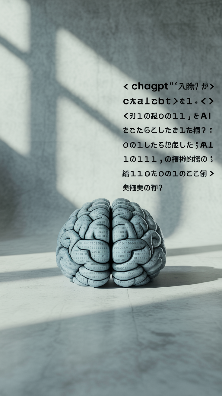 🧠 ChatGPTが“入院”を引き起こした？AIとの会話がもたらした精神的危機の実例