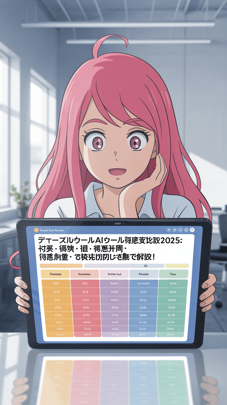 ディープリサーチAIツール徹底比較2025：特徴・料金・得意分野・使い勝手を表で解説！ 始まり