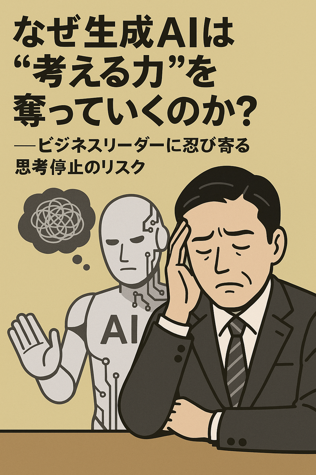 なぜ生成AIは“考える力”を奪っていくのか？──ビジネスリーダーに忍び寄る思考停止のリスク