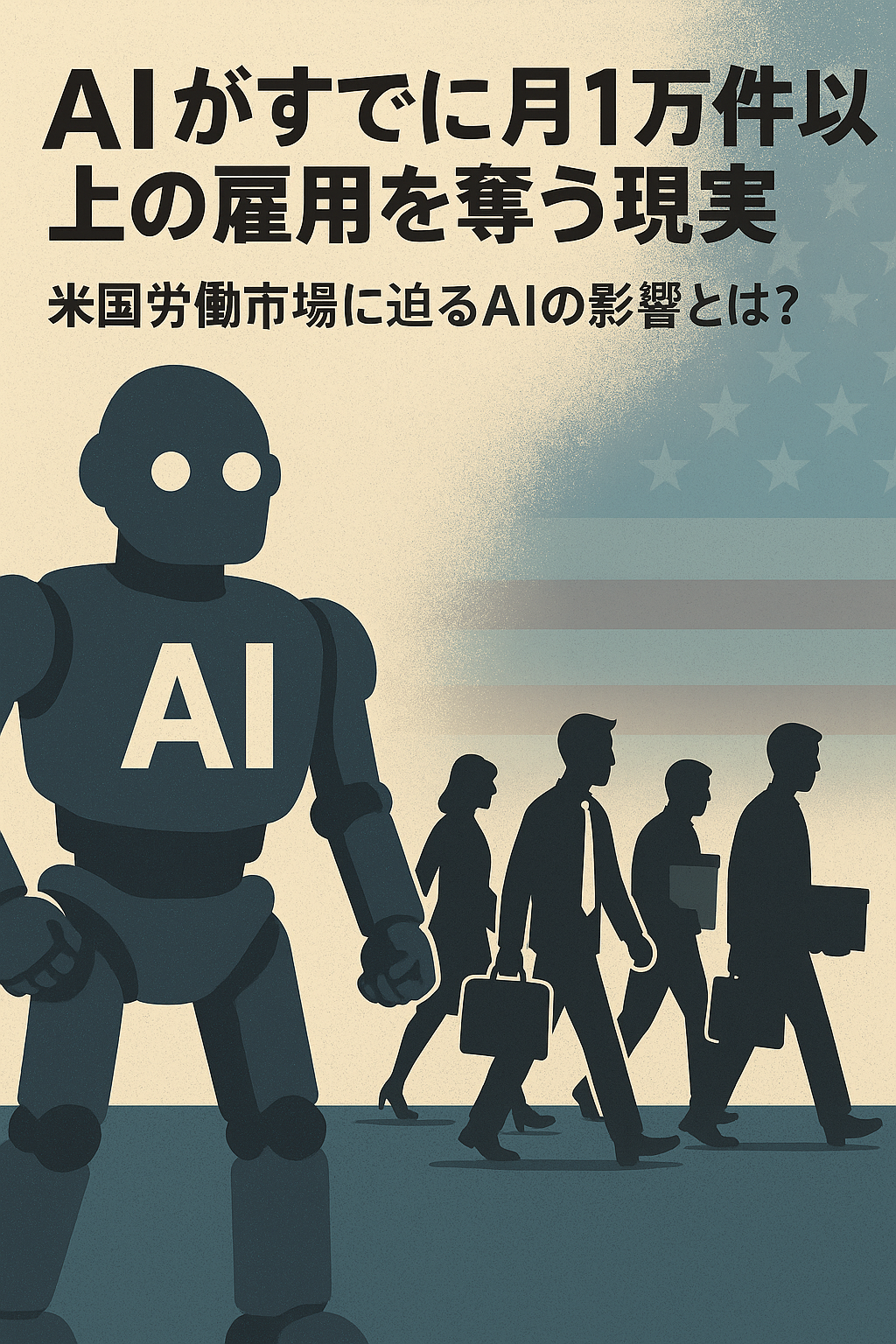 AIがすでに月1万件以上の雇用を奪う現実──米国労働市場に迫るAIの影響とは？