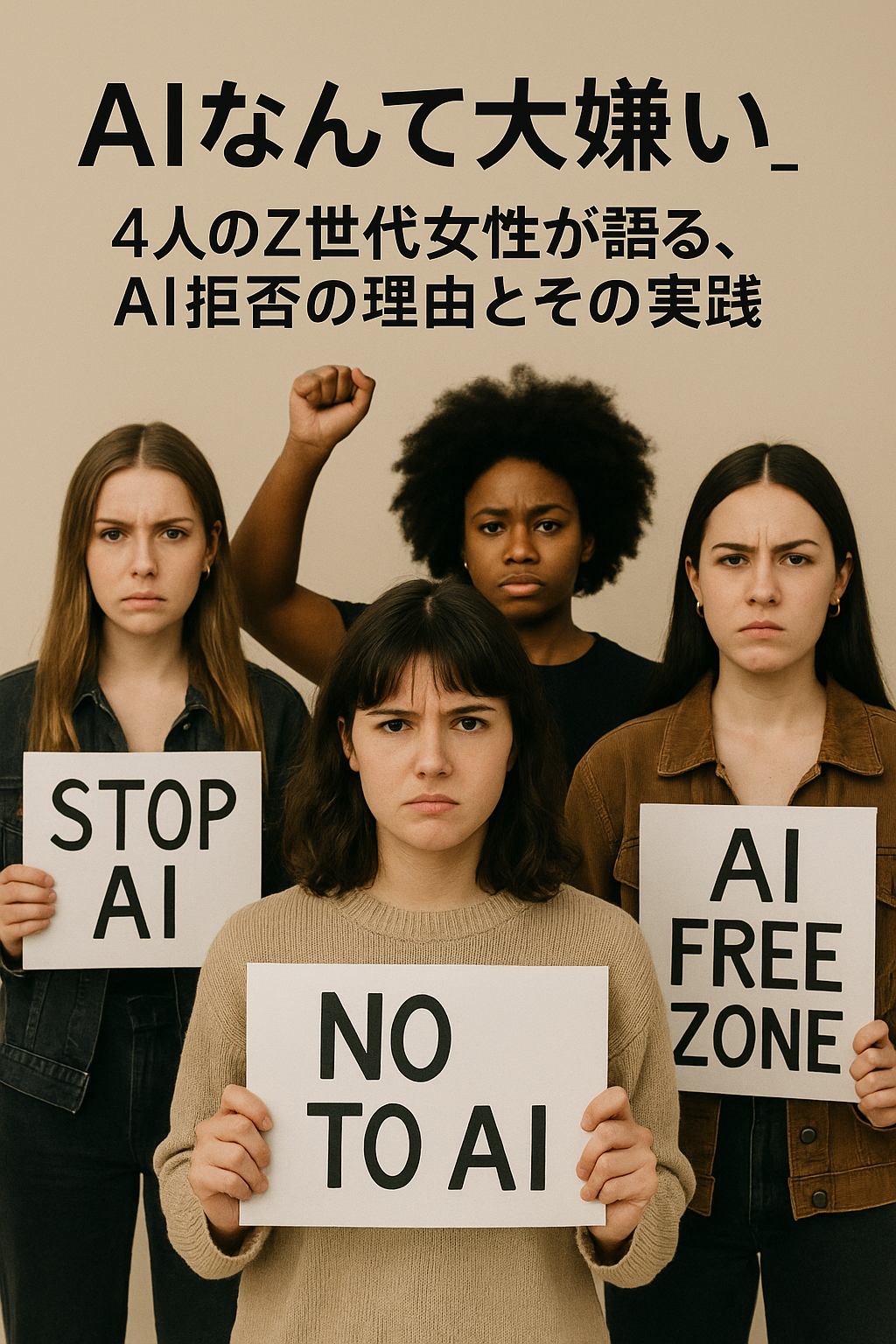「AIなんて大嫌い」──4人のZ世代女性が語る、AI拒否の理由とその実践