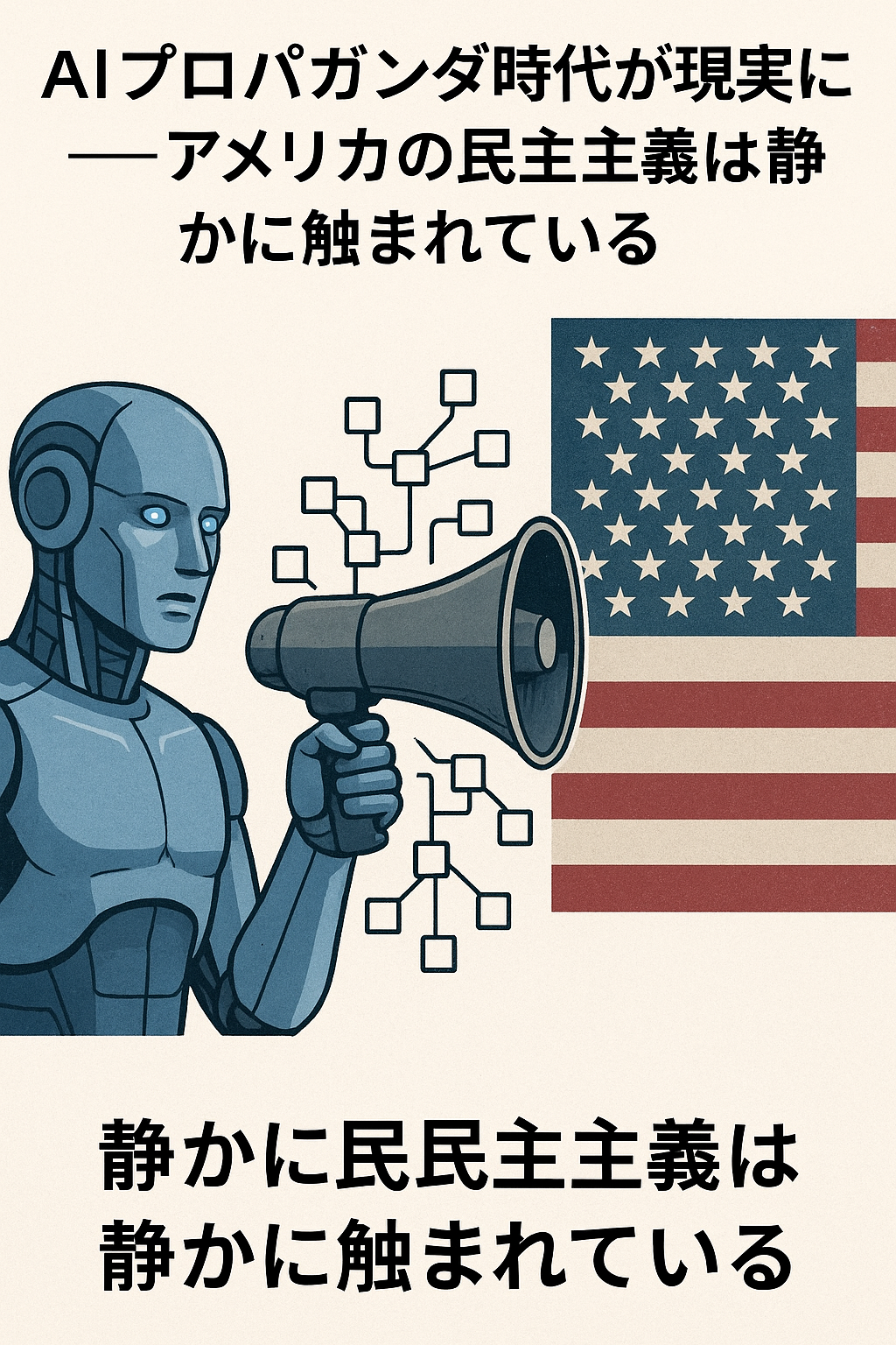【要約】AIプロパガンダ時代が現実に──アメリカの民主主義は静かに蝕まれている