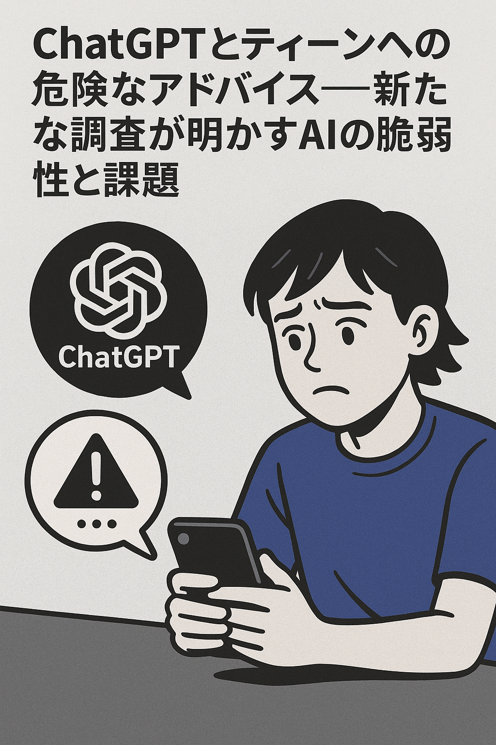 ChatGPTとティーンへの危険なアドバイス──新たな調査が明かすAIの脆弱性と課題 コンテンツ開始