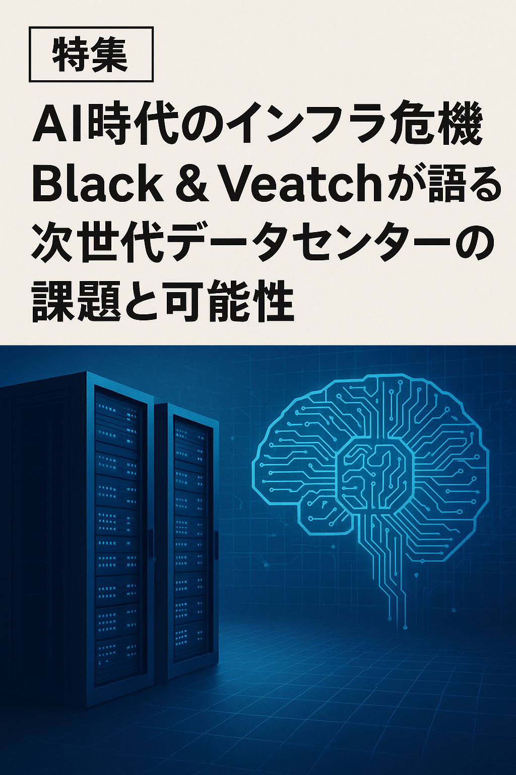 a computer servers and a brain