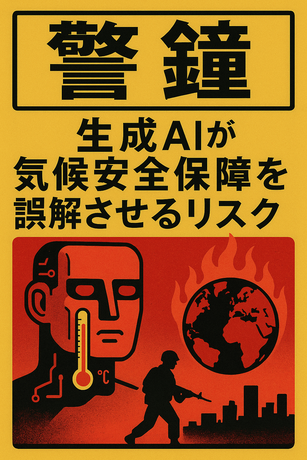 【警鐘】生成AIが気候安全保障を誤解させるリスク