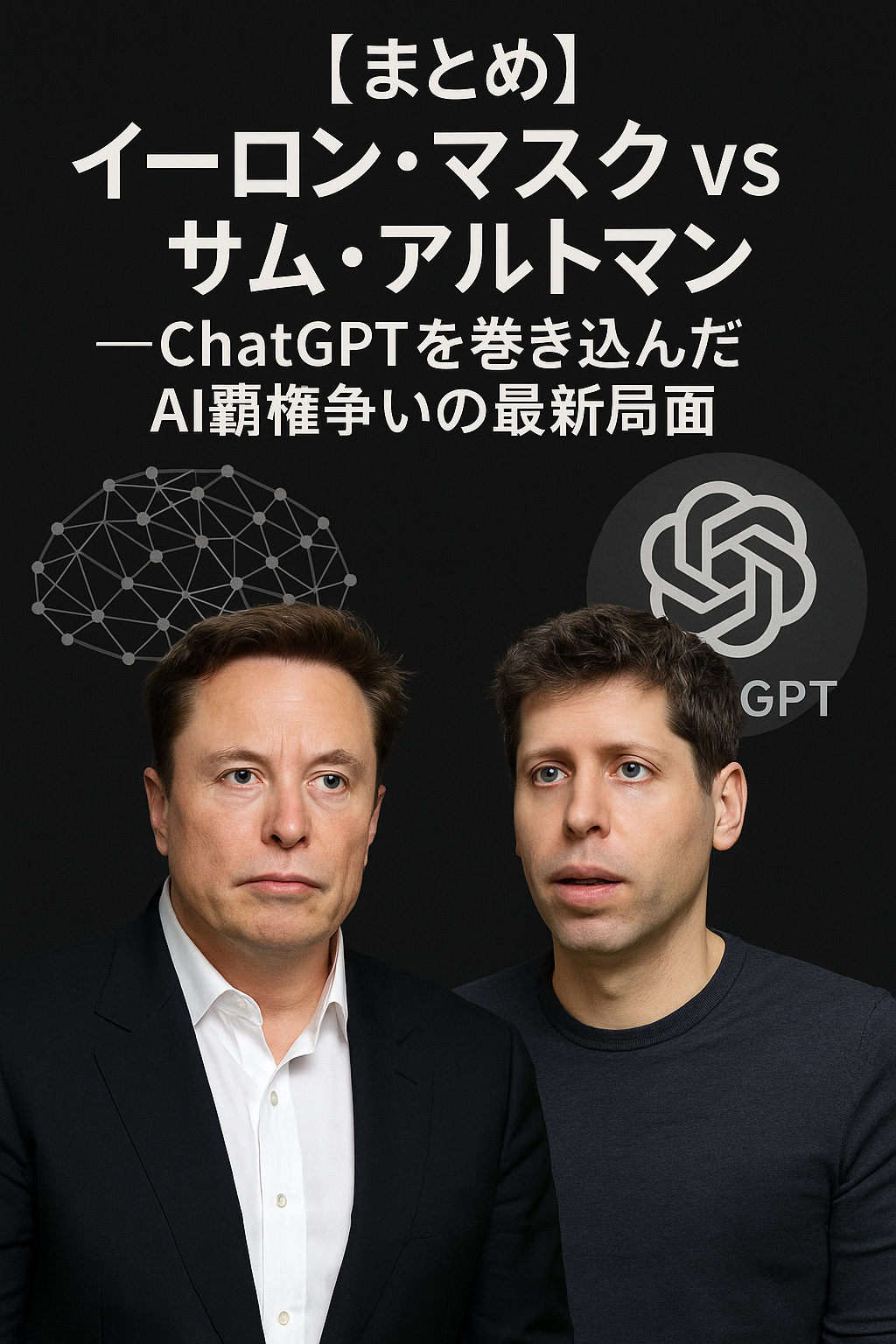 【まとめ】イーロン・マスク vs サム・アルトマン──ChatGPTを巻き込んだAI覇権争いの最新局面