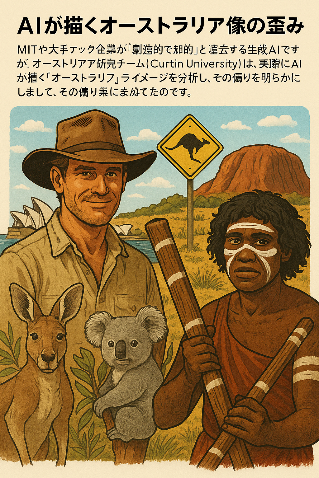 AIが描くオーストラリア像の歪み