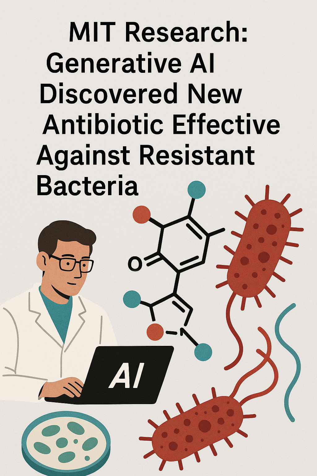 MIT研究：生成AIが創り出した新しい抗生物質、耐性菌に有効性 コンテンツ終わり