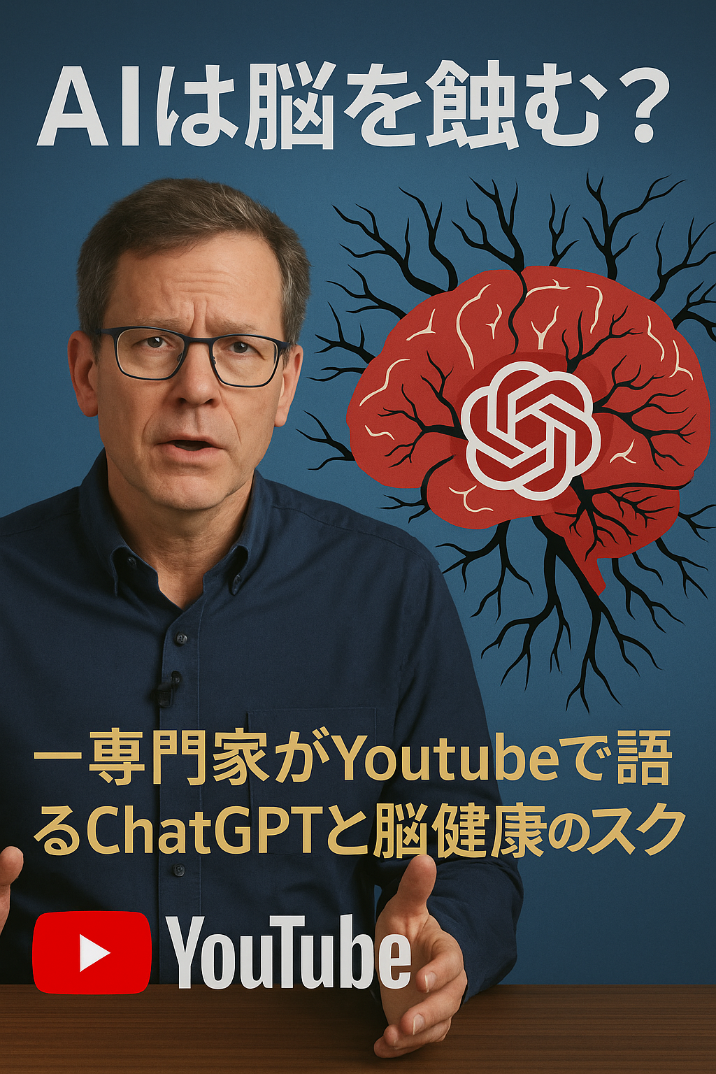 📰 まとめ記事：AIは脳を蝕む？—専門家がYoutubeで語るChatGPTと脳健康のリスク