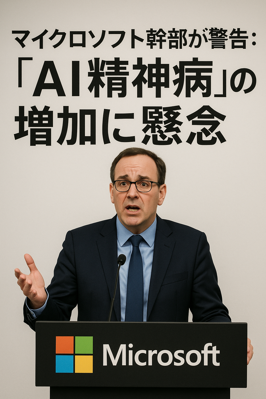 Microsoft幹部が警告：「AI精神病」の増加に懸念