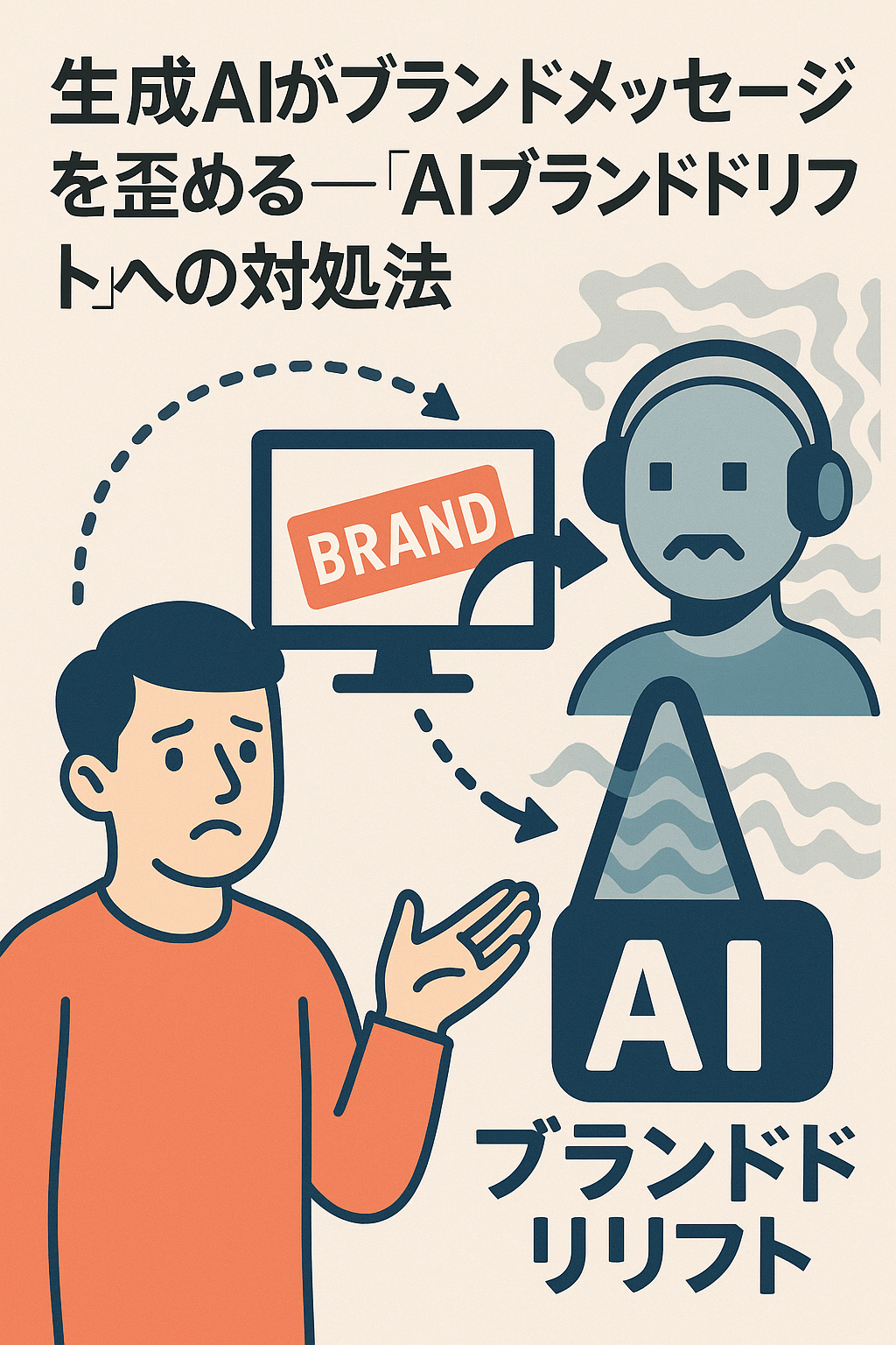 生成AIがブランドメッセージを歪める ―AIブランドドリフトへの対処法