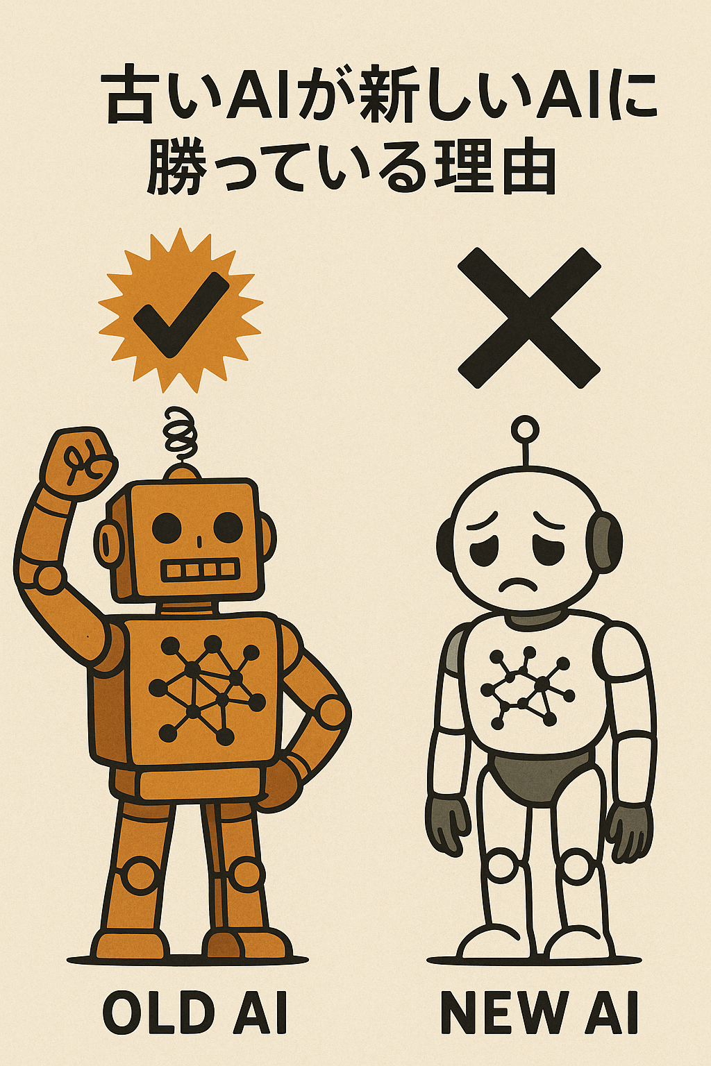 古いAIが新しいAIに勝っている理由