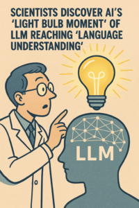 AIが言葉の理解に到達する瞬間を科学者が発見 ― LLMのライトバルブ・モーメント