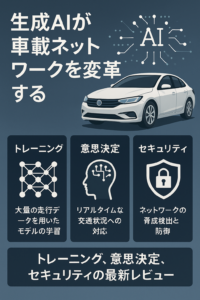 車載ネットワークを変革する生成AI ― トレーニング、意思決定、セキュリティの最新レビュー コンテンツ開始