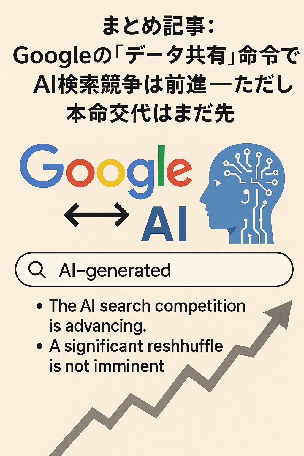 まとめ記事：Googleの「データ共有」命令でAI検索競争は前進──ただし本命交代はまだ先