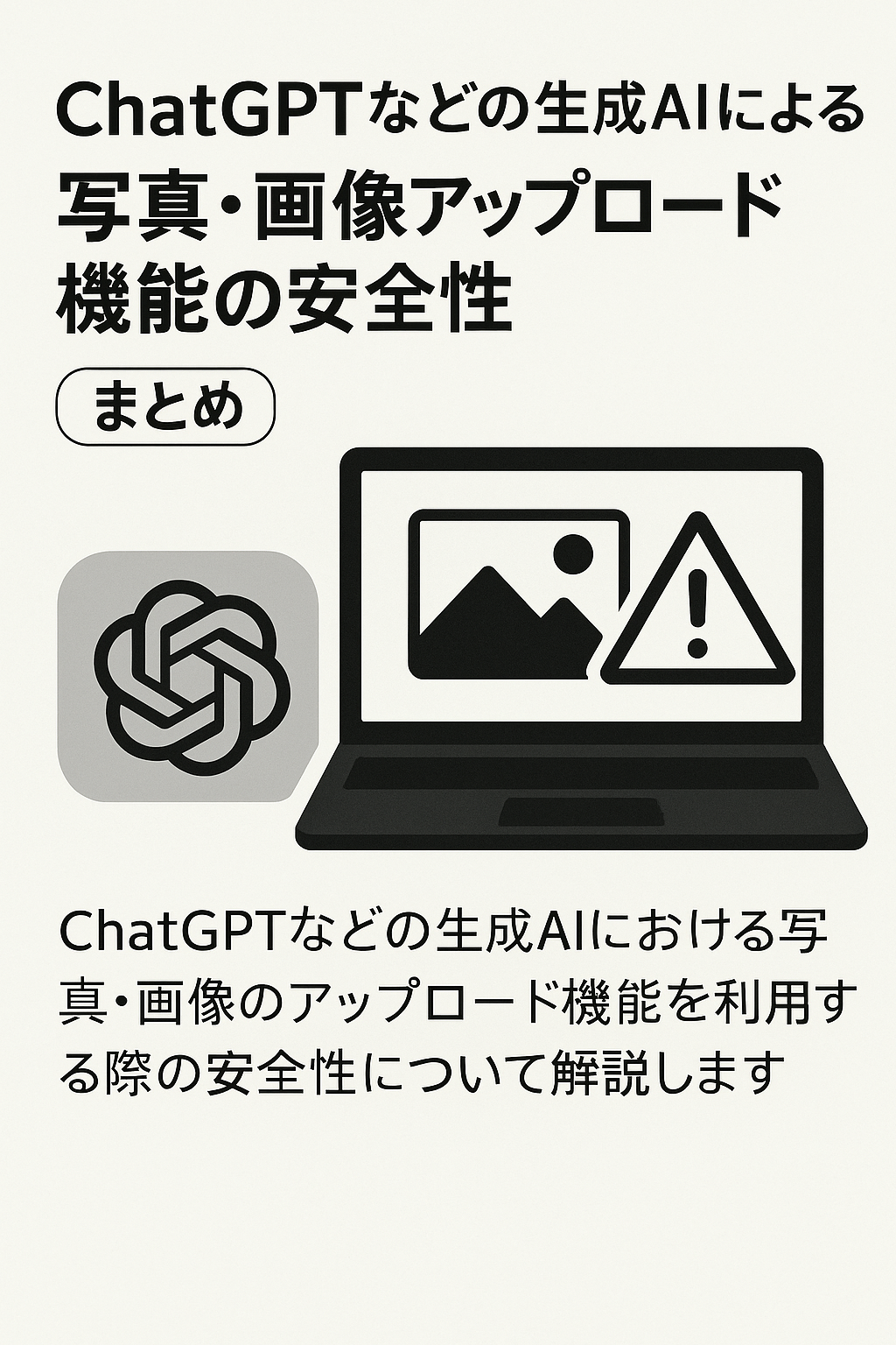 ChatGPTなどの生成AIによる写真・画像アップロード機能に関する安全性についてのまとめ記事