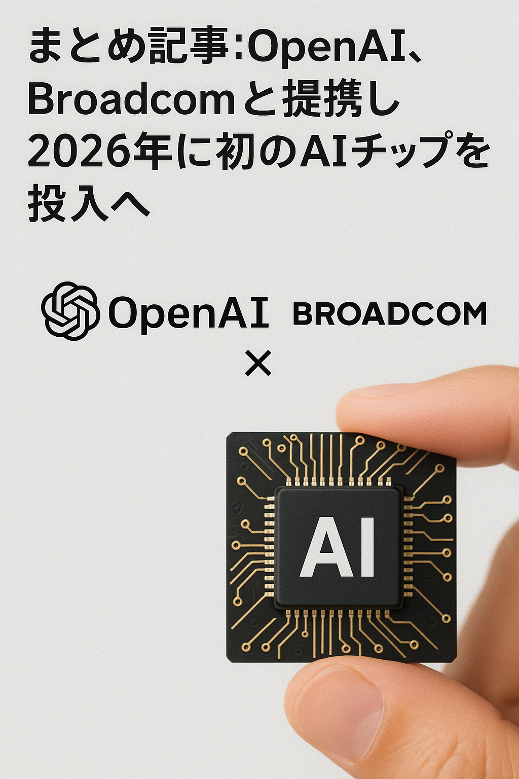 まとめ記事：OpenAI、Broadcomと提携し2026年に初のAIチップを投入へ