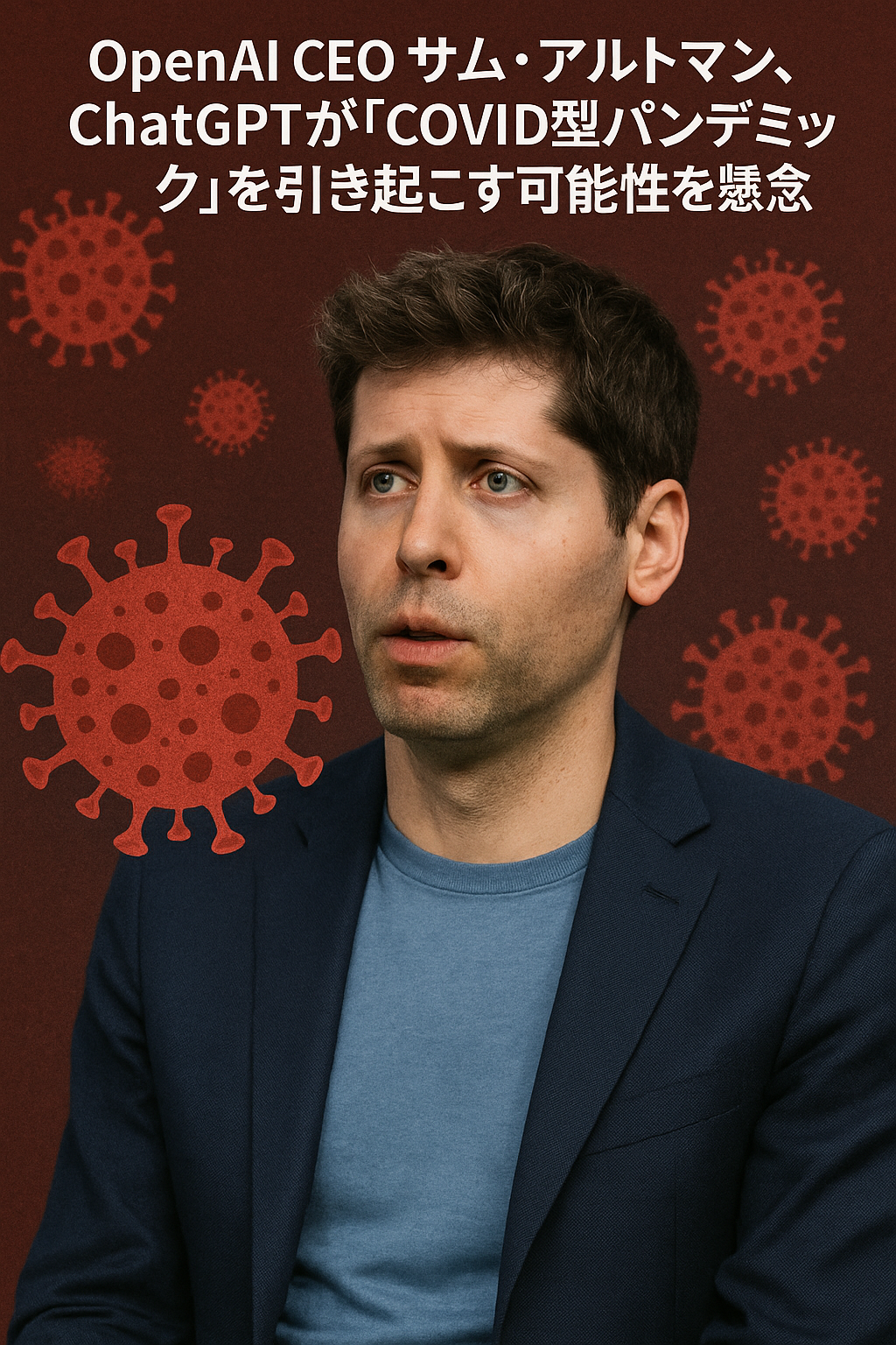 まとめ記事：「OpenAI CEO サム・アルトマン、ChatGPTがCOVID型パンデミックを引き起こす可能性を懸念」