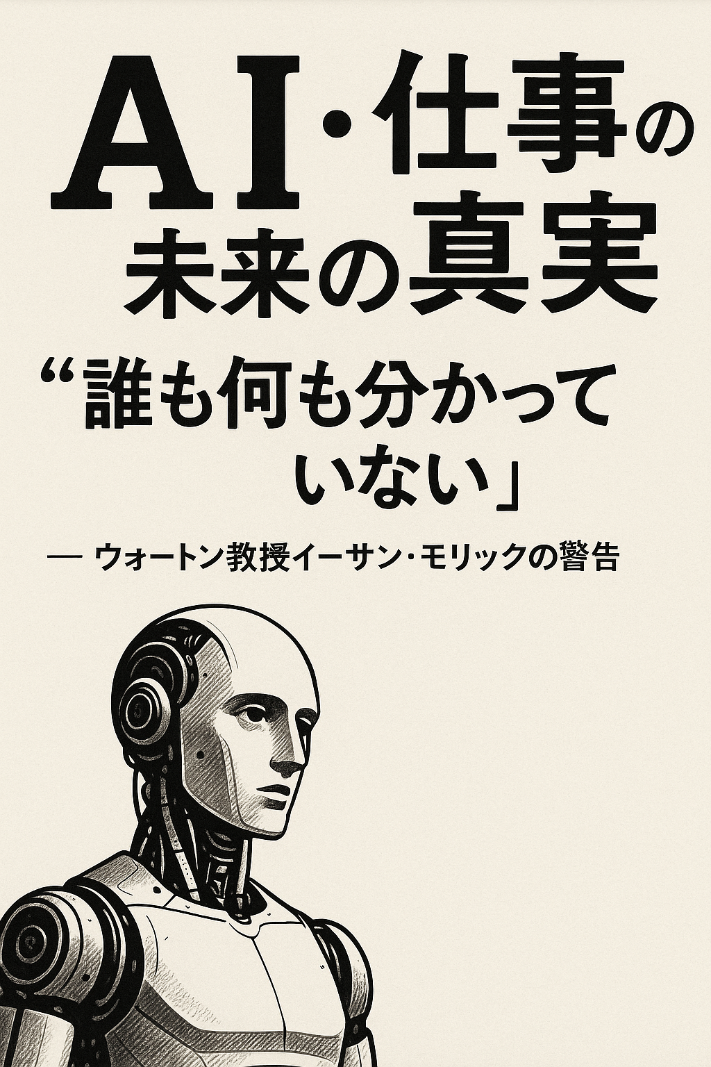 🤖 AI・仕事・未来の真実：「誰も何も分かっていない」― ウォートン教授イーサン・モリックの警告 コンテンツ終わり