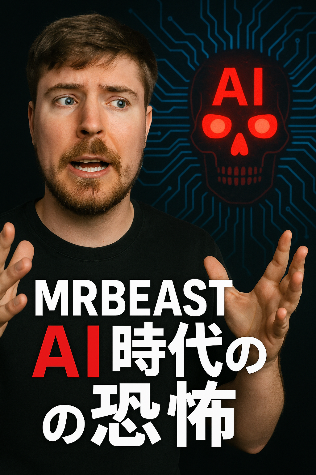 🎥 MrBeastが語る「AI時代の恐怖」──YouTubeクリエイターに訪れる怖い時代とは？
