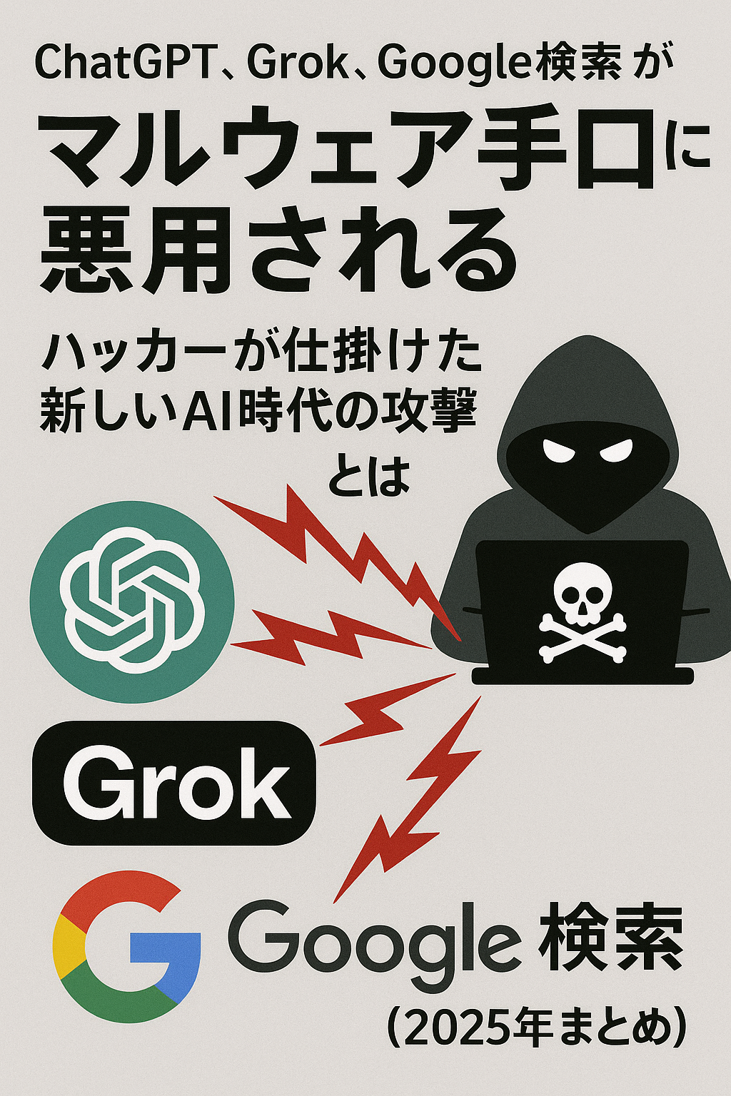 ChatGPT・Grok・Google検索が「マルウェア手口に悪用される」 ─ ハッカーが仕掛けた新しいAI時代の攻撃とは（2025年まとめ）