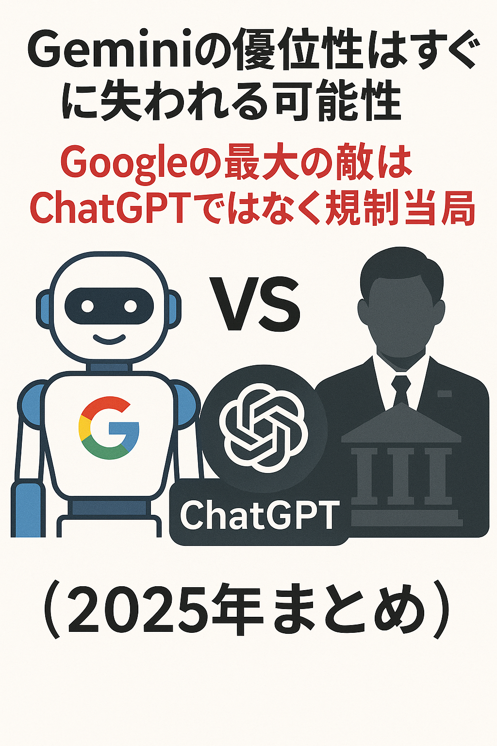Geminiの優位性はすぐに失われる可能性──Googleの最大の敵はChatGPTではなく規制当局（2025年まとめ）