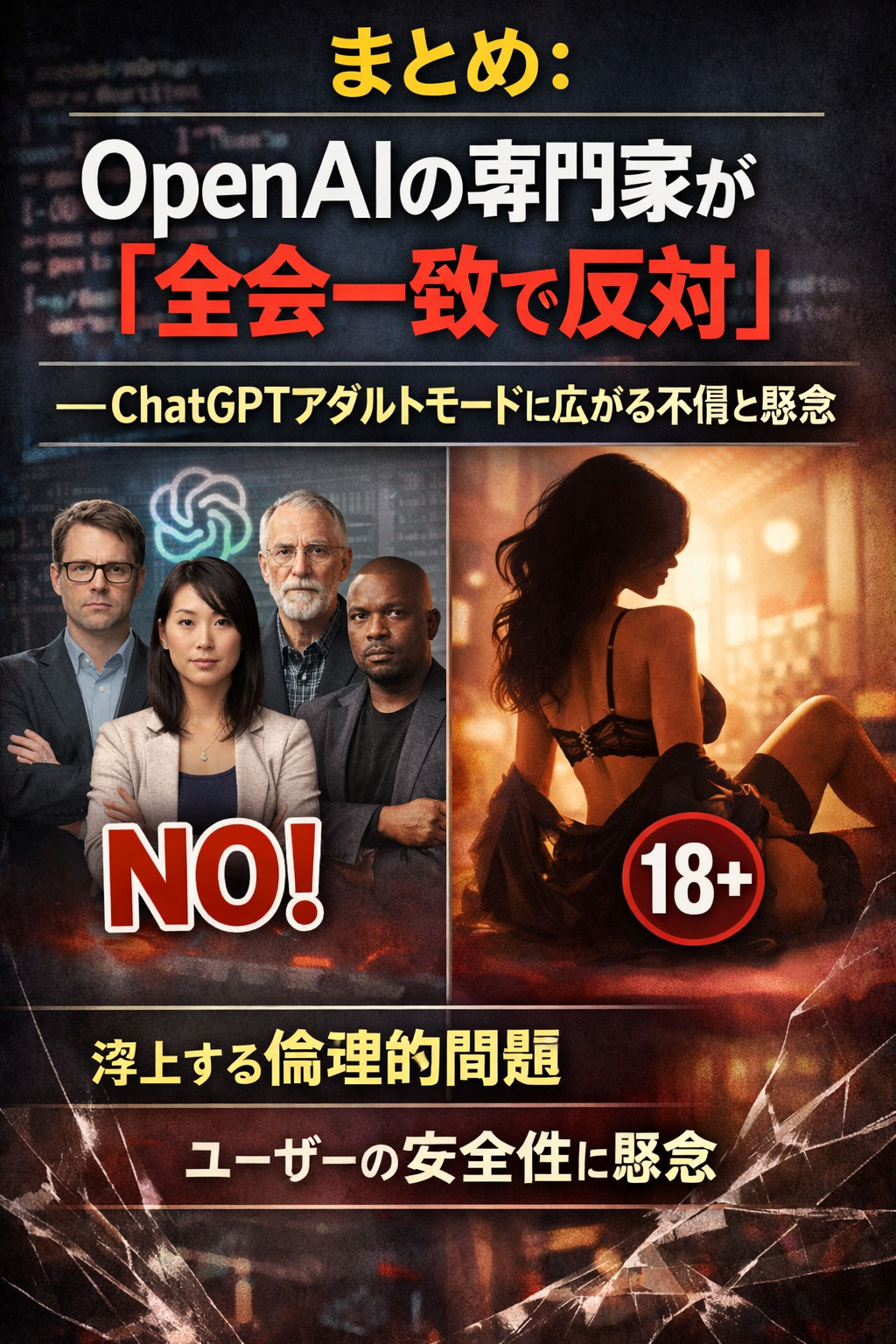まとめ：OpenAIの専門家が「全会一致で反対」──ChatGPTアダルトモードに広がる不信と懸念