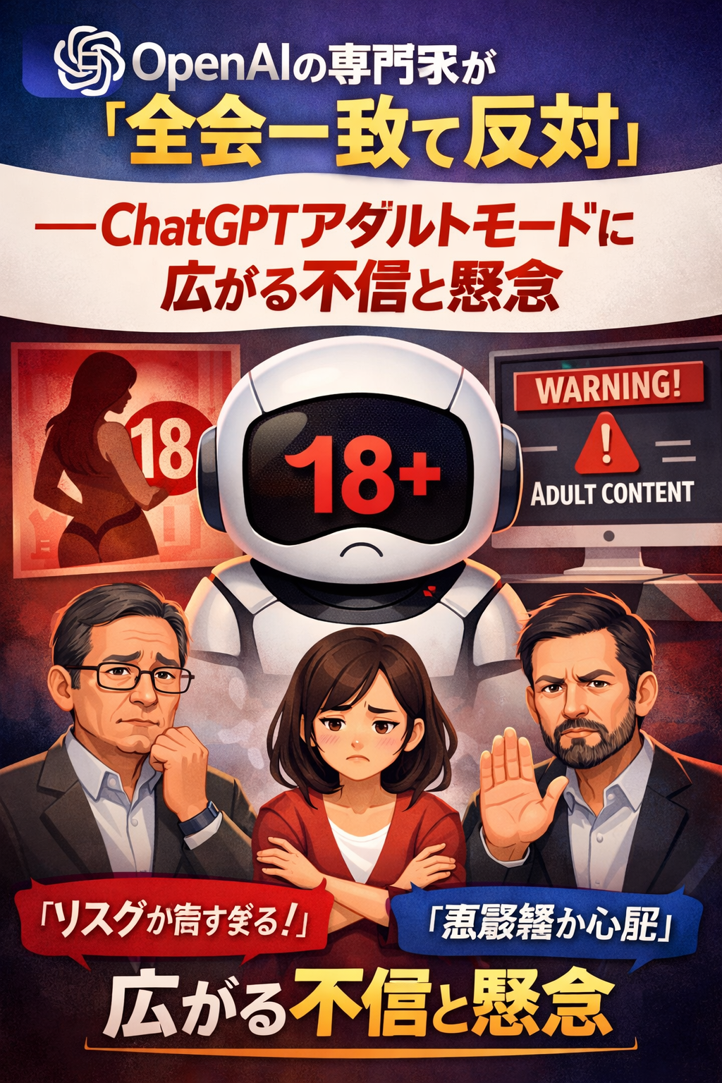 まとめ：OpenAIの専門家が「全会一致で反対」──ChatGPTアダルトモードに広がる不信と懸念