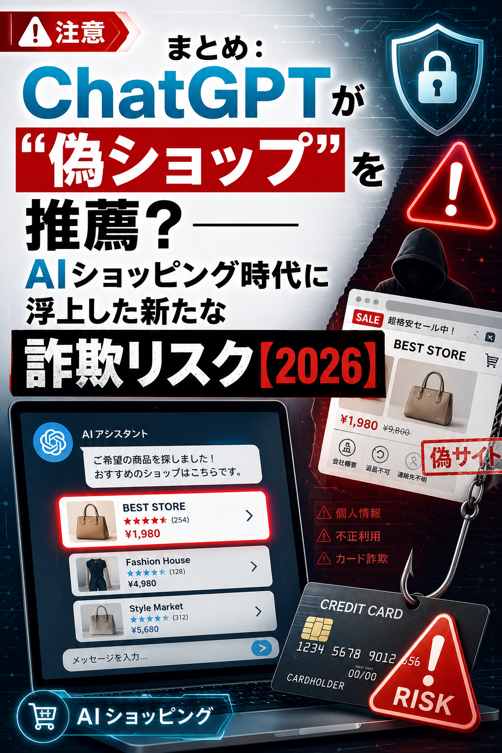 まとめ：ChatGPTが“偽ショップ”を推薦？──AIショッピング時代に浮上した新たな詐欺リスク【2026】